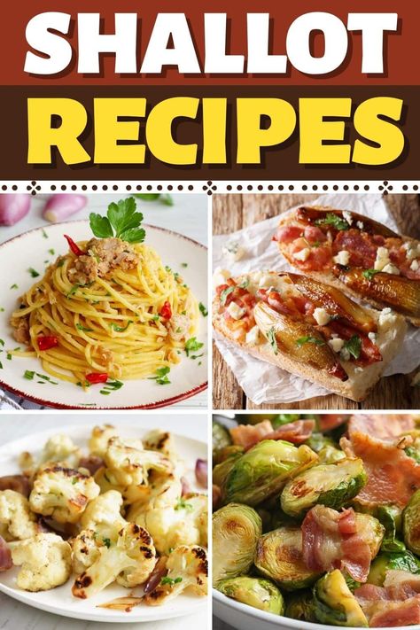 Small but mighty, these shallot recipes are sweet, oniony, and oh-so-indulgent. From breakfast to dinner, you might never use regular onions again! Recipe With Shallots, Recipes Using Shallots, Shallots Recipe Dinners, Cooking Shallots, Recipe Using Shallots, Recipes With Shallots, Shallots Recipe, Shallot Recipes, Roasted Shallots