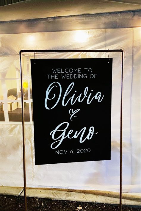 Full tutorial for this DIY acrylic sign and copper stand set on my Youtube ✨ #cricut #wedding #diy #youtube #tiktok Diy Acrylic Sign Stand, Wedding Sign Stand, Diy Sign Stand, Diy Wedding Welcome Sign, Letter Diy, Sign Fonts, Cricut Wedding, Diy Pipe, Wedding Signs Diy