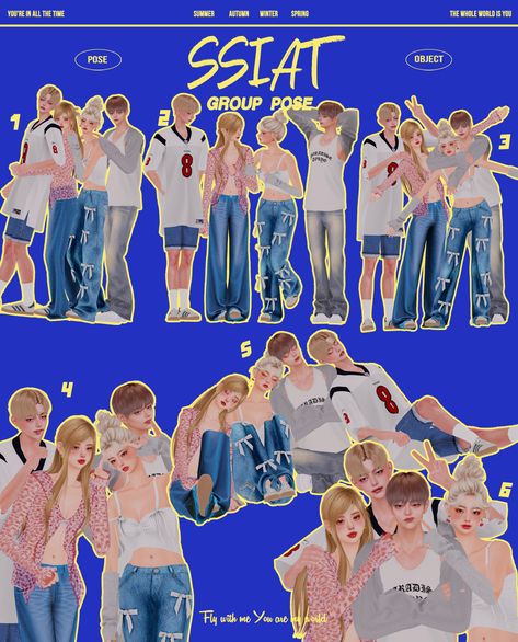 400. group pose Sims 4 Couple Poses, Group Pose, Sims 4 Stories, 4 Best Friends, Sims 4 Family, Bff Poses, The Sims 4 Packs, Group Poses, Sims 4 Teen