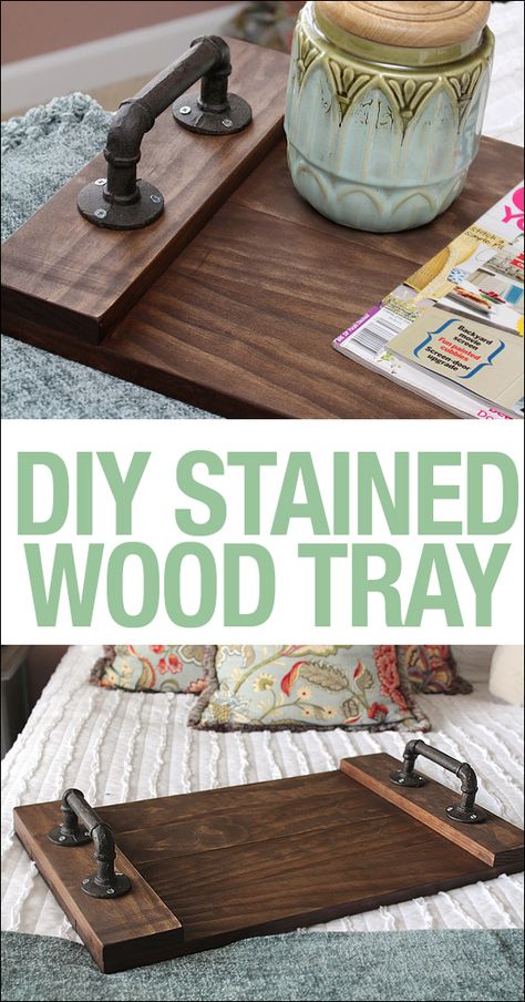 DIY stained wood tray. Super simple tutorial and so easy to make!! Stone Wallpapers, Wallpapers Trees, Rock Diy, Diy Wood Stain, Diy Tumblr, Skirt Diy, Diy Holz, Makeup Quotes, Woodworking Jigs