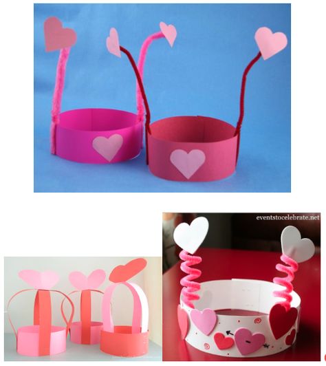 Pink Day Celebration In Preschool, Montessori Valentines, Kindergarten Valentine Party, Life Hacks Food, Eating Green, Kindergarten Valentines, February Crafts, Crafts Preschool, Happy Hearts Day