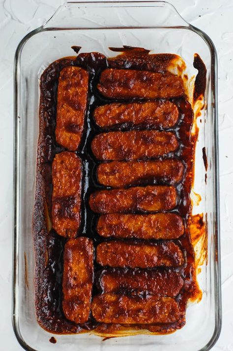 Tempeh Recipes Vegan, Bbq Tempeh, Baked Tempeh, Tempeh Recipe, Tempeh Recipes, Easy Bbq, Vegan Tofu, Favorite Dinner, Plant Based Meals