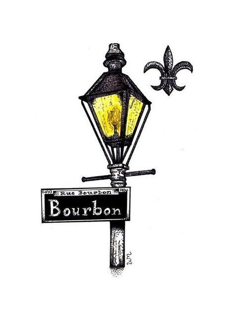 Louisiana Theme Tattoo, French Quarter Tattoo Ideas, Louisiana Inspired Tattoos, New Orleans Themed Tattoos, Cajun Tattoo, Nola Tattoos Ideas, Louisiana Tattoos, New Orleans Tattoos, Streetlight Tattoo