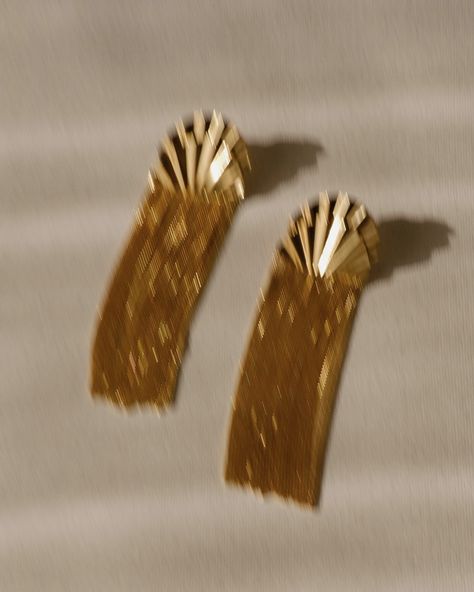 Fiesta state of mind with our Rocio earrings, an exquisite pair that embodies the spirit of Spanish elegance. ✨ Gold-plated and featuring a design inspired by the traditional abanico (fan) and the flowing fringes of garments from Sevilla, these earrings are a statement of cultural beauty and sophistication. 🤎 Cultural Beauty, State Of Mind, A Design, The Spirit, Plating, Mindfulness, Fan, Gold, Beauty