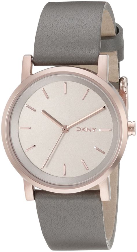 DKNY Women's NY2341 SOHO Grey Watch Daniel Wellington Watch Women, Vintage Cartier Watch, Tissot Mens Watch, Casio Vintage Watch, Dkny Watch, Rolex Watches Women, Grey Watch, Vintage Watches Women, Retro Watches