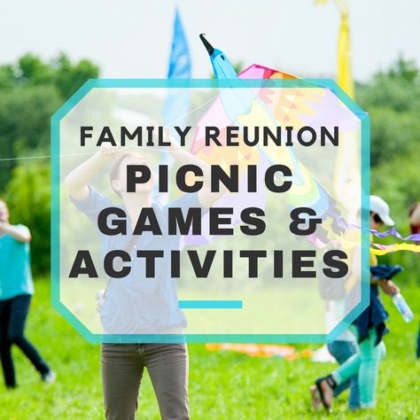 Family Reunion Picnic Games and Activities Family Picnic Games, Family Reunion Picnic, Picnic Family, Family Games To Play, Homemade Carnival Games, Best Family Board Games, Picnic Activities, Picnic Games, Church Picnic