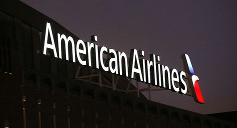 The American Airlines logo is pictured. | AP Airplane Landing, Airline Pilot, Airline Logo, Airline Flights, United Airlines, Travel Companies, Atlantic City, Travel Sites, American Airlines