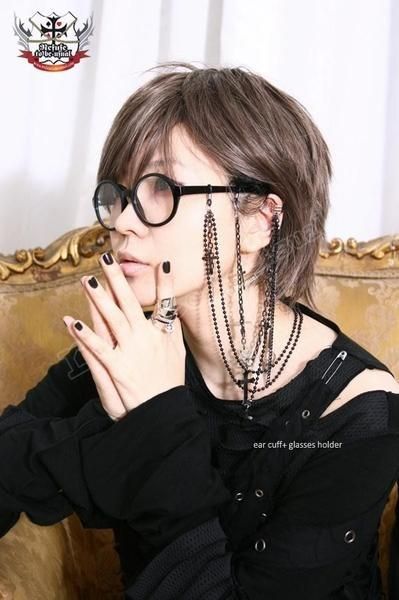 Vampire Lord, Chains Aesthetic, Eyeglass Jewelry, Eyeglass Chains, Eyewear Chain, Eyeglass Strap, Eyeglass Necklace, Kei Fashion, Glasses Chains