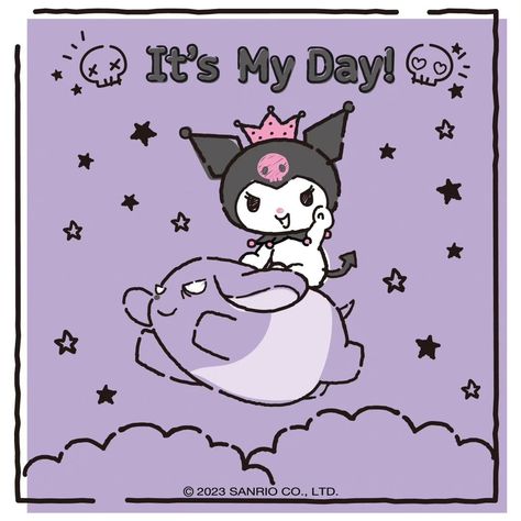 31/10/23 Happy Birthday Kuromi, Kuromi Happy Birthday, Birthday Kuromi, Kuromi Birthday, Happy Bday, Sanrio Characters, Favorite Character, Hello Kitty, Happy Birthday