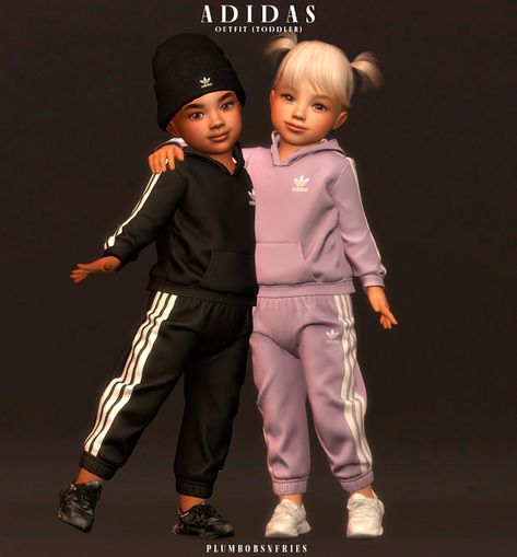 ADIDAS | outfit APR 2024 (toddler) | Patreon The Sims 4 Kids, Toddler Cc Sims 4, Sims 4 Toddler Clothes, Kid Birthday Outfits, Adidas Collection, Die Sims 4, Maxis Match Cc, Cc Folder, 3d Clothing