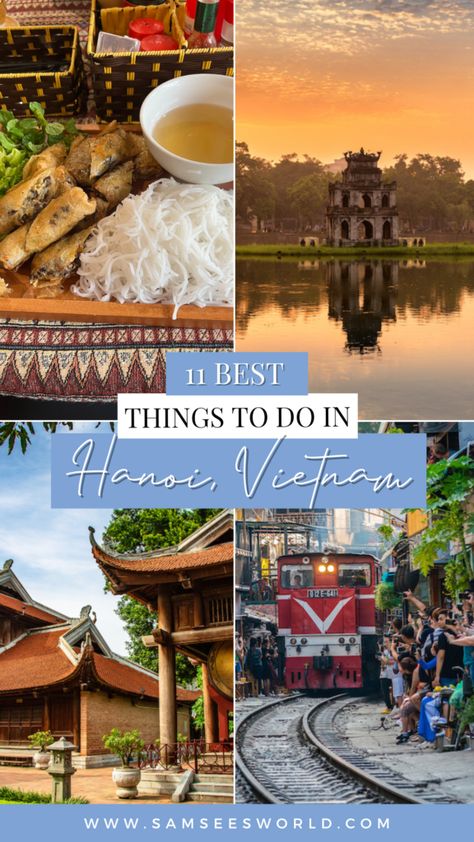 Things to do in Hanoi Things To Do Hanoi, Cruise Boat, Hanoi Vietnam, Ha Long Bay, Iconic Landmarks, Hanoi, Travel Insurance, Capital City, Day Trip