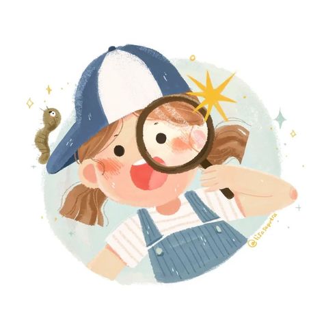 Curious Illustration, Dtiys Challenge, Stay Focus, Stay Curious, Children's Illustration, Book Illustration Art, Book Illustrations, Childrens Illustrations, Art Styles