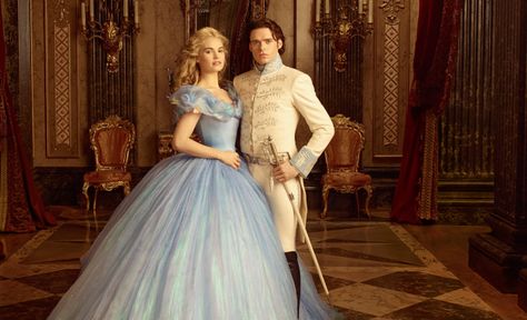 11 Amazing Facts About the 'Cinderella' Dress  - MarieClaire.com Cinderella Movie, Cinderella 2015, Fairy Tale Wedding Dress, Trendy Wedding Dresses, Cinderella Dresses, Princesa Disney, Princess Cinderella, Lily James, Disney Couples