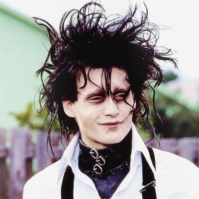 Edward Scissorhands, Tim Burton, A Man, Hair, Instagram, Black