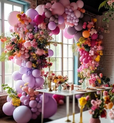 Amazon.com: Pink Purple Balloon Garland Double Stuffed Lavender Lilac Balloons Different Sizes Hot Pink Lavender Pastel Balloon Arch Kit for Baby Shower butterfly Birthday Wedding Party Decorations. : Toys & Games Lavender Balloon Arch, Pastel Balloon Arch, Purple Balloon Garland, Lilac Baby Shower, Lavender Balloons, Lilac Balloons, Balloon Arch Backdrop, Baby Shower Balloon Arch, Purple Balloon