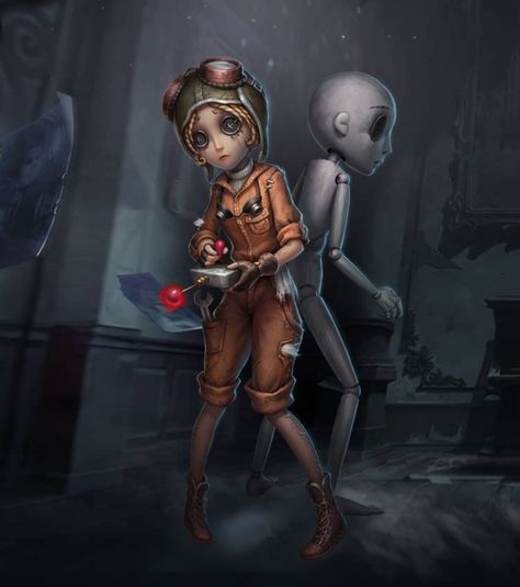 Someone promised a golden prize in the invitation letter, but what truly attracted Tracy was the secret gadgets in the manor. A mechanic needs inspiration as well as money! Tracy Reznik Official Art, Idv Mechanic, Idv Survivors, Tracy Reznik, Invitation Letter, Dark Stories, The Invitation, Identity V, Game Character Design