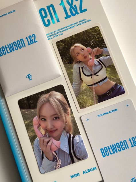 Twice Between 1&2 Aesthetic, Nayeon Between 1&2, Between 1 2 Twice, Between 1 And 2 Twice, Between 1&2 Twice Photocard, Between 1&2, Twice Between 1&2, Twice Merch Aesthetic, Twice Album Aesthetic