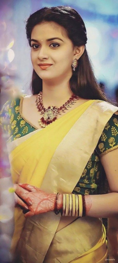 Drawings For Profile Pics, Tollywood Heroines Wallpapers, Keerthi Suresh Saree, Kreeti Suresh, Keerthi Suresh Photos, Kirti Suresh, College Girl Fashion, Keerthi Suresh, Keerthy Suresh