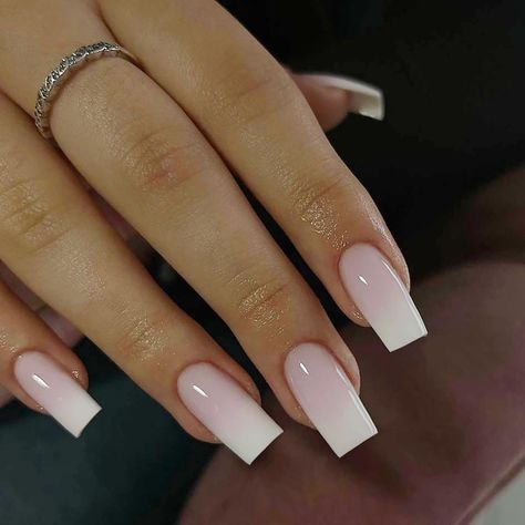 PRICES MAY VARY. 💕【Classic Long Fake Nails Ombre】Step into style with our press on french nails glue on designs featuring popular ombre pink.Elevate your look with the fashionable allure of gradient tones,keeping you on point with the latest trends. 💕【Appropriate Curvature Design】KQueenest ombre acrylic nails press on provide optimal coverage,ensuring a perfect fit that resists peeling.Enjoy a flawless and long-lasting french glue on nails long that enhances your nail elegance effortlessly. 💕 Pink French Manicure, Unghie Sfumate, Ballet Nails, Nagel Tips, Color Nails, Stick On Nails, Nailed It, Square Acrylic Nails, Manicure Y Pedicure