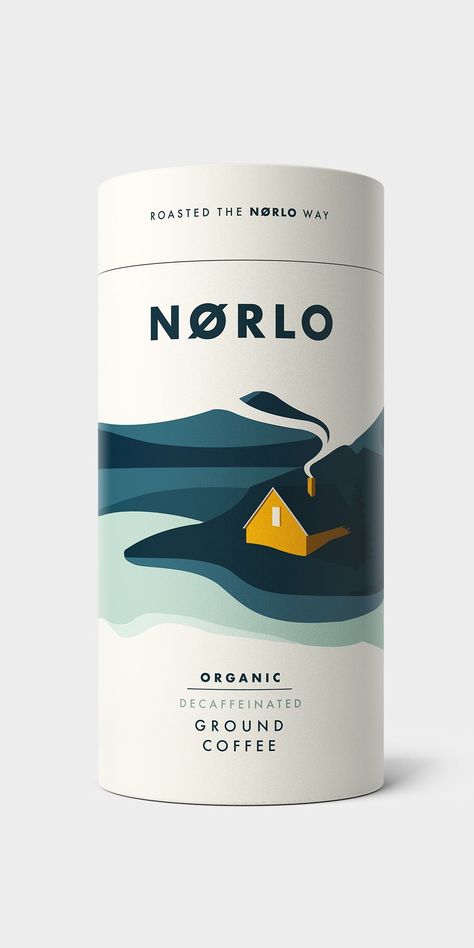 Graphic Illustration Style, Modern Packaging Design Boxes, Modern Packaging Design Inspiration, Minimal Coffee Packaging, Scandinavian Packaging Design, Modern Package Design, Minimalistic Packaging Design, Can Design Ideas, Classy Packaging Design