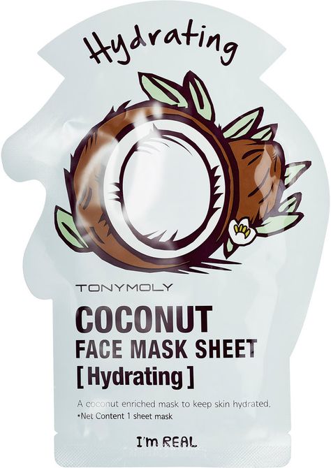 Coconut Face Mask, Face Mask Sheet, Moisturizing Face Mask, Hydrating Face Mask, Japanese Skincare, Mask Sheet, Makijaż Smokey Eye, Korean Skincare Routine, Homemade Face Masks