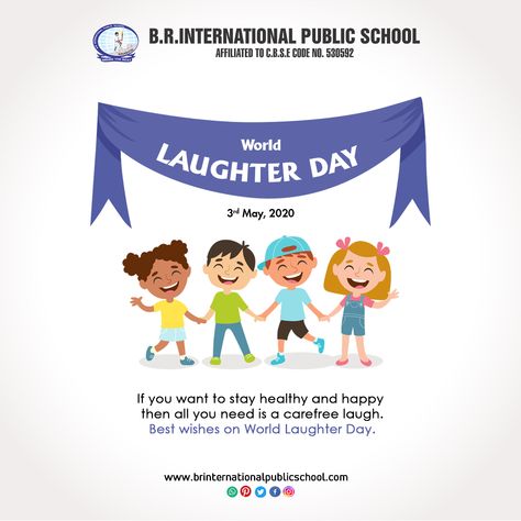 World Laughter Day Creative, World Laughter Day Creative Ads, Laughter Day Creative Ads, World Laughter Day, Laughter Day, Healthy And Happy, Creative Ads, Best Wishes, Stay Healthy