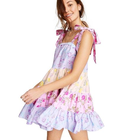 Loveshackfancy Dress, Target Dresses, Tiered Dress, Ruffle Dress, Fancy Dress, Cotton Dresses, Flare Dress, Pink Dress, Pink Floral