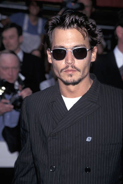 Johnny Depp Public Enemies, Johnny Depp Glasses, Young Johnny Depp, Johnny D, Minimalist Fashion Men, Men Photography, Party Clothes, Cool Haircuts, Celebrity Pictures