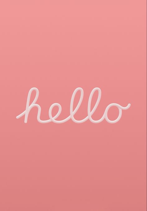 Hello Apple Wallpaper, Hello Iphone Wallpaper, Iphone Wallpaper Pink, Hello Wallpaper, Wallpaper Preppy, Iphone Wallpaper Preppy, Wave Goodbye, Wallpaper Pink, Pink Wallpaper Iphone