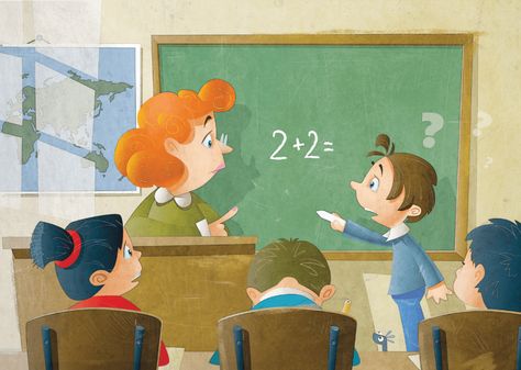 Class Illustration School, Illustration School, Book Illustration Layout, Illustrator Portfolio, Picture Composition, School Illustration, Children's Illustration, Picture Books Illustration, Mindfulness For Kids