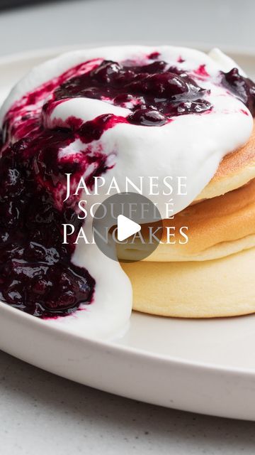 Lila Lerie on Instagram: "Heavenly I tell you 🥞✨have any of you made Japanese soufflé pancakes before?  Find the recipe link in my bio (got all the recipe details/notes there for you as well as the recipe video.  #pancakes #souffle #foodie #capetown" Souflee Pancakes Recipes, Japanese Souffle Pancakes Recipe, Japanese Souffle Pancake Recipe, Japanese Souffle Pancakes, Souffle Pancake, Soufflé Pancakes, Japanese Pancake, Souffle Pancakes, Breakfast Pancakes