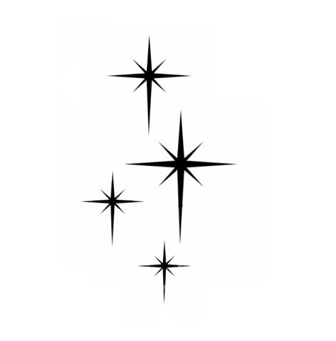 Tattoo Stars Men, Four Stars Tattoo, Stars Tattoo For Men, Star Tattoos For Men, Sun Moon Tattoo, Stars Designs, Moon Sun Tattoo, Symbol Drawing, Shape Tattoo