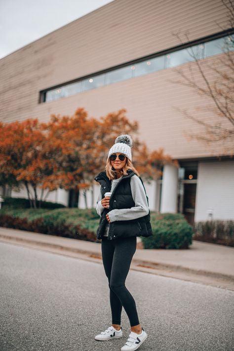 15 Cute Fall 2020 Outfit Ideas | What to Wear in Fall | Cella Jane Women Fall Hiking Outfit, Brown Athletic Leggings Outfit, Mountain Trip Outfit Fall, Fall Outfits Mountains, Outfits For Mountain Trip Fall, Banff Fall Outfit, Banff Outfit Fall, Road Trip Outfit Winter, Hiking Fall Outfit