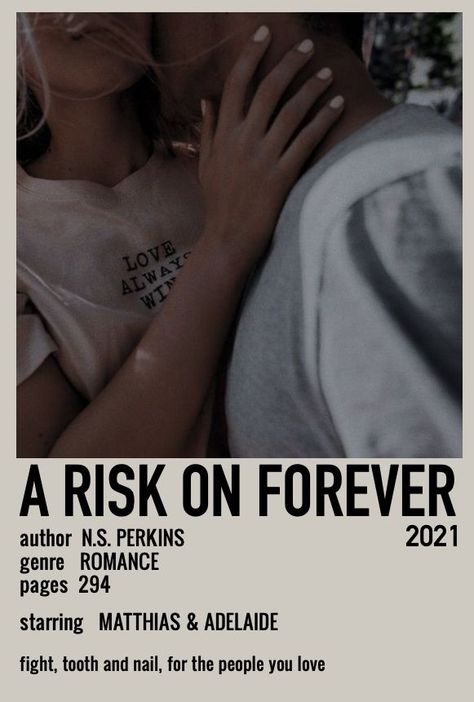 A Risk On Forever Book, A Risk On Forever, Reader Girl, Girly Movies, Forever Book, Unread Books, Book Wall, Book Posters, Binder Covers