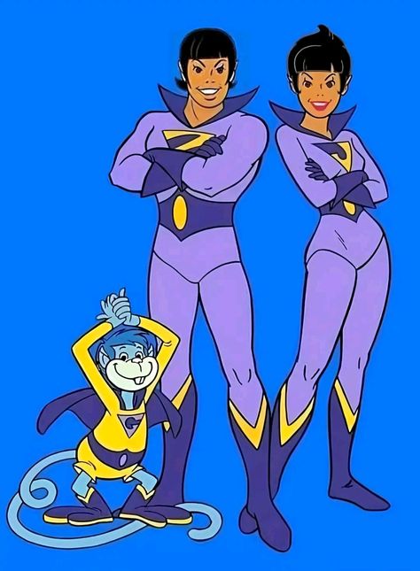 Superfriends Cartoon, Arrow Dc Comics, 80s Cartoon Characters, Dc Comics Vs Marvel, Cartoons Group, 70s Cartoons, Wonder Twins, Marvel Heroines, Comic Book Art Style