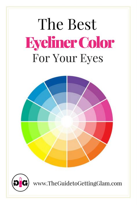 Want to know how to pick the best eyeliner color for your eyes? Read more makeup artist tips on how to pick the right eyeliner for your eye color. Coloured Eyeliner, The Best Eyeliner, Color Eyeliner, Eyeliner Color, Space Makeup, Party Makeup Looks, Eyeliner For Beginners, Makeup Tip, Date Night Makeup