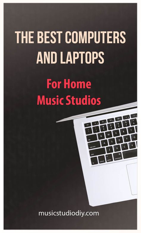 A Guide to the Best Computers and Laptops for Music Production. We provide and informative buying guide including technical computer specs and requirements for music producers. A computer/laptop for music production is essential for music mixing, music editing and composing. Work like a pro for with our guideline for home music studios. Whether you're working from a bedroom music studio or a professional music studio, this guide works best for all home recording studios. Professional Music Studio, Home Music Studios, Bedroom Music Studio, Mixing Music, Studio Production, Recording Studio Equipment, Music Production Equipment, Music Studio Decor, Second Income