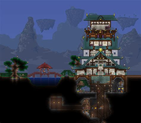 Terraria Party, Terraria House Ideas, Terraria House Design, Japanese Style House, Best Titles, Bohemian House, Creative Games, Terraria, Diy Rug