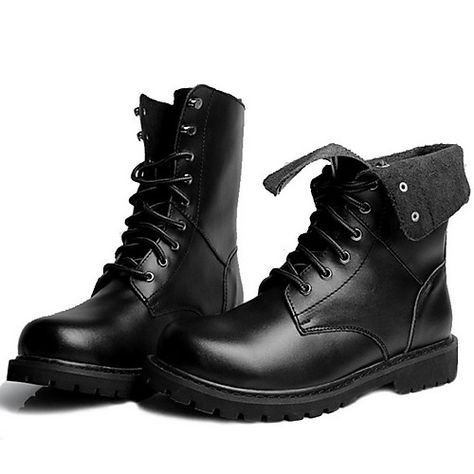 Fall Leather Boots, Rocker Boots, Mens Boots Online, Black Leather Combat Boots, Combat Boots Men, Boots Combat, Mens Boots Casual, Black Combat Boots, 2024 Trends