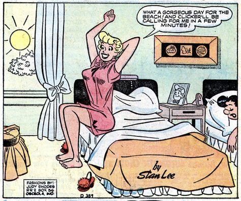 Millie the Model by Stan Lee and Dan DeCarlo Millie The Model, Life Drawing Model, Retro Comic Art, Playboy Cartoons, Dan Decarlo, Archie Comic Books, Underground Comix, Comic Book Layout, Best Comic Books