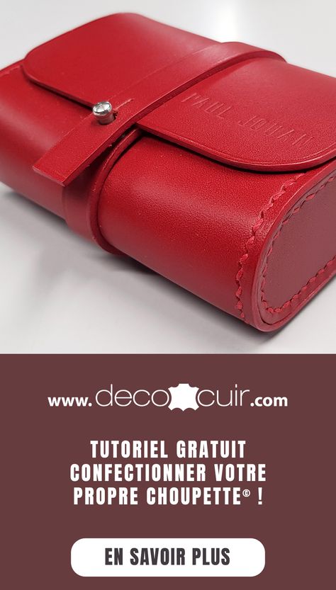 Pochette en cuir tutoriel gratuit Art Du Cuir, Diy En Cuir, Diy Couture, Inspiration Mode, Clutch Bag, Couture, Sewing, Architecture, Leather