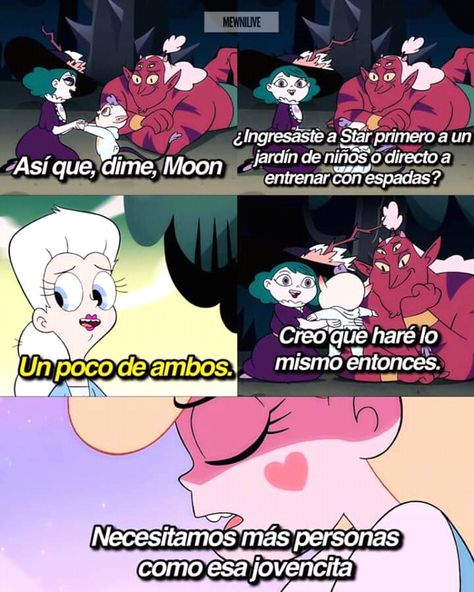 Star Marco, Eclipsa Butterfly, Pinterest Memes, Star Vs The Forces Of Evil, Star Butterfly, Star Vs The Forces, Force Of Evil, Disney Cartoons, In Spanish