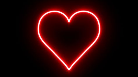 love Heart Black Background, Dark Black Wallpaper, Black Wallpapers, S Love Images, Blur Background In Photoshop, Neon Red, Background Hd Wallpaper, Black Background Images, I Love Heart