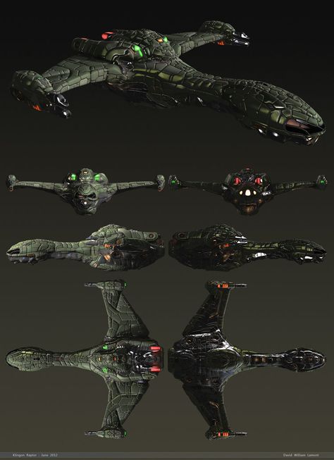 Presentation - Klingon Raptor by dlamont on DeviantArt Klingon Ships, John 117, Klingon Empire, Star Trek Rpg, Star Trek Klingon, Master And Commander, Starfleet Ships, Alien Ship, Sci Fi Spaceships