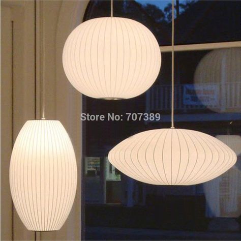 Japanese Tatami Style:F L O S Bubble Saucer Lantern Artificial Silk Pendant Light By George Nelson.1m Cord E27*3 Pendant Lamp Ceiling Lamp Ceiling Light Shades From Jeffreyyu2011, $110.36| Dhgate.Com Small Lounge Room Ideas, Nelson Light, Small Lounge Room, Bedroom Lamps Ceiling, Nelson Bubble Pendant, Fabric Lantern, George Nelson Bubble Lamp, Upper West Side Apartment, George Nelson Bubble