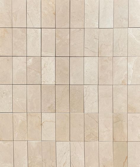 Material: Crema Marfil Color: Beige/Tan Size: 3"X6" Coverage: 5 SF Sold By Box Finish: Honed Recommended Installation: Floor, Wall, Accent, Backsplash, Shower 75SF Minimum required on this product. Crema Marfil is a natural beige marble with subtle veining. Suitable for wall and floor commercial or residential use. This marble will create a crisp clean traditional look in your space and can be coordinated with a variety of designs. The crema marfil 3x6 marble tile is perfect for bathroom floors, Mood Tone, Accent Backsplash, Bathroom Floors, Beige Marble, Wall Accent, Tiles Wall, Mood And Tone, Marble Tile, Marble Tiles