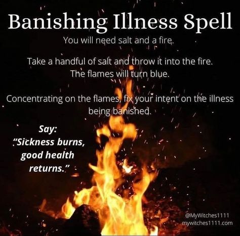 Margaret Jamison on Instagram: "Thank you @mywitches1111" Spell For Sickness, Spells For When Youre Sick, Witchcraft For Sickness, Spells For Healing Sickness, Illness Spell, Sickness Spell, Banishing Magick, Incense Blends, Health Spell