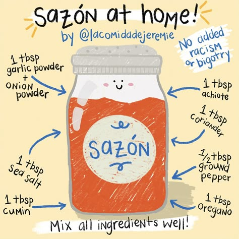 Sazon Recipe, Sazon Seasoning, Puerto Rican Foods, Dc Food, Spice Blends Recipes, Puerto Rican Dishes, Adobo Seasoning, Diy Spices, Seasoning Blends