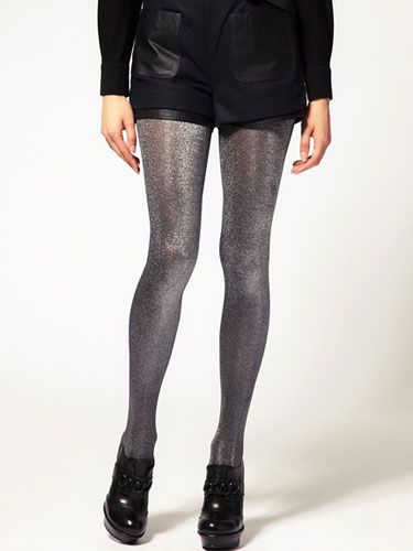 Metallic Tights, Glitter Tights, Grey Tights, 2013 Wedding, Glitter Fashion, Dresses 2013, Badass Style, Fashion Tights, Tights Outfit