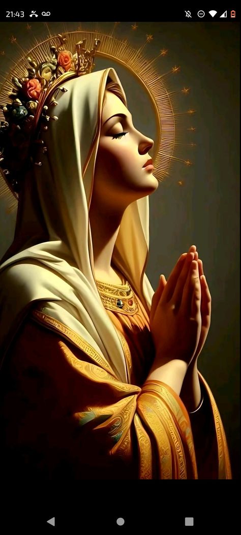 Mary Pictures Blessed Mother, Mother Mary Images Catholic Art, Mother Mary Art, Holy Mary Mother Of God, Mother Mary Wallpaper, Virgin Mary Picture, Mary Jesus Mother, Mother Mary Pictures, Mary Mother Of God